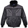 Portwest PJ20 Letecká bunda dvojfarebná čierna/šedá 4XL