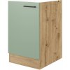 Flex-Well Kuchynská skrinka Cara spodná pod drez bez drezu 50 x 82,2 x 57 cm