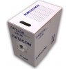 Datacom 12001 FTP, drát, CAT5E, PVC, Eca, 305m, bílý