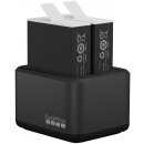 GoPro Nabíjateľná batéria pre HERO9, HERO10 Black 2ks + duálna nabíjačka ADDBD-211-EU