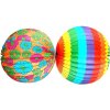 Wiky Lampión guľa 25cm - kvety 884998 - oslava