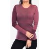 Funkčné tričko dámske Ortovox 185 Rock N Wool Long Sleeve - mountain rose