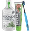 Biomed Gum Health starostlivosť o citlivé ďasná ústna voda 500 ml + zubná pasta 100 g + zubná kefka 1 kus