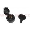 zásuvka 7 pin 12V plast + těsnění, boční vývod levý