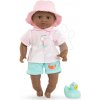 Bábika na kúpanie Baby Bath Alyzée Mon Premiere Poupon Corolle s hnedými klipkajúcimi očami a kačičkou 30 cm od 18 mes