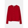 Bavlnený kardigán Tommy Hilfiger WW0WW43329 červená M