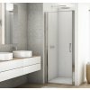Ronal DIVERA 1-krídlové sprchové dvere 80x200cm do niky/kút sklo Číre profil Chróm D22T10805007