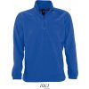 SOL´S NESS / Pánska fleecová mikina s 1/2 zipsom - royal blue XXL