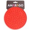 Amarago lízací podložka kruh červený 1 ks