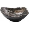 MIJ Miska na omáčku SHIRANAMI 15 cm, 120 ml, čierna, keramika