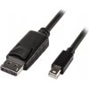 PremiumCord Mini DisplayPort - DisplayPort V1.2 prípojný kábel M/M 1m, kport7-01