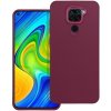 Puzdro gumené Xiaomi RedMi Note 9 Frame fialové