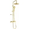 Mexen KX33 sprchový set s termostatickou batériou Kai, zlatá, 771504091-50
