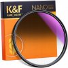 K&F POLOVICOVÝ FILTR sivý NanoX GND8 Soft 55 mm