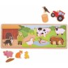 Bigjigs Toys Magnetické puzzle farma