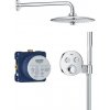 Grohe Precision SmartControl - Sprchový set s termostatom pod omietku, priemer 26 cm, 3 prúdy, chróm - 34878000