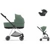 Cybex Platinum CYBEX Mios Travel Set + Aton B2 i-Size leaf green 2024 chrome with black details