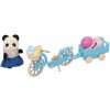 Sylvanian Families Panda a cyklo-korčuliarsky set