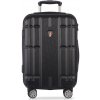 Cestovní kufr TUCCI Massa T-0279/3-L+ ABS - černá - 124 L + 35% EXPANDER