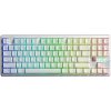 Klávesnice AULA Gasket F87 Pro V2 White Contour Engravered Star Vector RGB