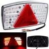 Ľavé zadné svetlo 53 LED s trojuholníkom