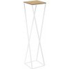 Luminex Stojan na kvety LU0804 100 x 24 cm biela