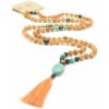 Mala Spirit Náhrdelník HEALING MALA, oranžový