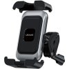 USAMS ZJ082 držiak na bicykel a motorku na riadidlá a spätné zrkadlo pre iPhone - čiernostrieborný - možnosť vrátiť tovar ZADARMO do 30tich dní