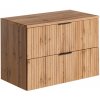 ArtCom Kúpeľňová skrinka s doskou ADEL Oak D80/1 | 80 cm