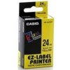 páska CASIO XR-24YW1 Black On Yellow Tape EZ Label Printer (24mm)