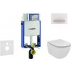 Geberit Kombifix - Modul na závesné WC s tlačidlom Sigma50, alpská biela + Ideal Standard Tesi - WC a doska, Aquablade, SoftClose 110.302.00.5 NU8