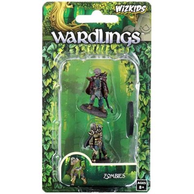 WizKids Wardlings Miniatures Zombie Male & Zombie Female