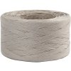 Papierová eko raffia 100m - sivá