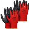 Ochranné rukavice polyesterové, potiahnuté latexom, veľkosť 10 (2 páry), trieda 2121X – AMiO-04637