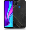 Picasee silikónový prehľadný obal pre Xiaomi Redmi 9C - Black tile