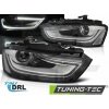 Tuning-tec PREDNÉ SVETLOMETY TRUE DRL BLACK pasujú na AUDI A4 B8 12-15
