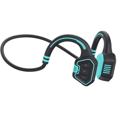 Bezdrôtové slúchadlá EVOLVEO BoneSwim MP3 16GB modré (BS-MP3-16GB-BL)