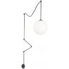 Ideal Lux 160856 závesné stropné svietidlo Boa Nero 1x60W | E27 - čierne