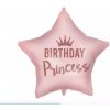 Procos Hviezda Birthday Princess - fóliový balónik 46cm