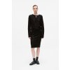 Karl Lagerfeld Embellished Knit Skirt Black