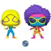 POP! 2 Pack Spider Gwen & Spider Woman (Marvel) Special Edition (Blacklight) 2 pack