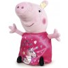 HOLLYWOOD Plyšové prasiatko ružové s jednorožcom - Prasiatko Peppa Magic (20 cm)
