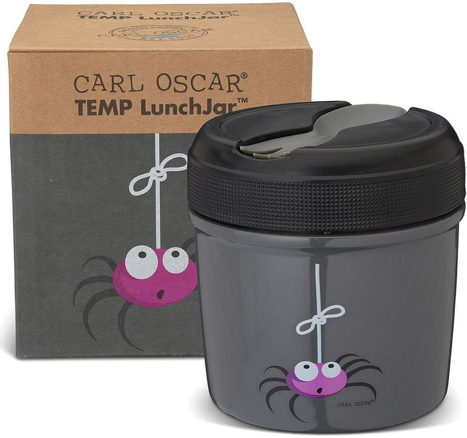 Carl Oscar Temp LunchJar termo dóza na jídlo 500 ml šedá