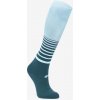 KIPSTA Dievčenské futbalové ponožky Viralto pásikavé modré 31-34