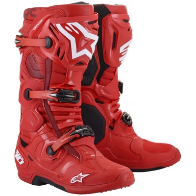 Moto topánky Alpinestars Tech 10 červená 2022 červená - 45,5