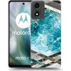 Picasee ULTIMATE CASE pro Motorola Moto E14 - Blue geometry