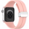 Techsuit - Náhradný remienok - Apple Watch 1/2/3/4/5/6/7/8/9/SE/SE 2/Ultra/Ultra 2 (42/44/45/49mm) - Ružová KP29287