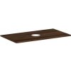 Hansgrohe Xelu Q doska pod umývadlo 98 x 55 cm tmavý orech 54114630
