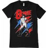 David Bowie Tričko Lightning Bolt Unisex Black L