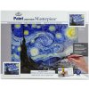 R&L MASTERPIECE - Maľovanie podľa čísel na plátno hviezdna noc, 1 ks